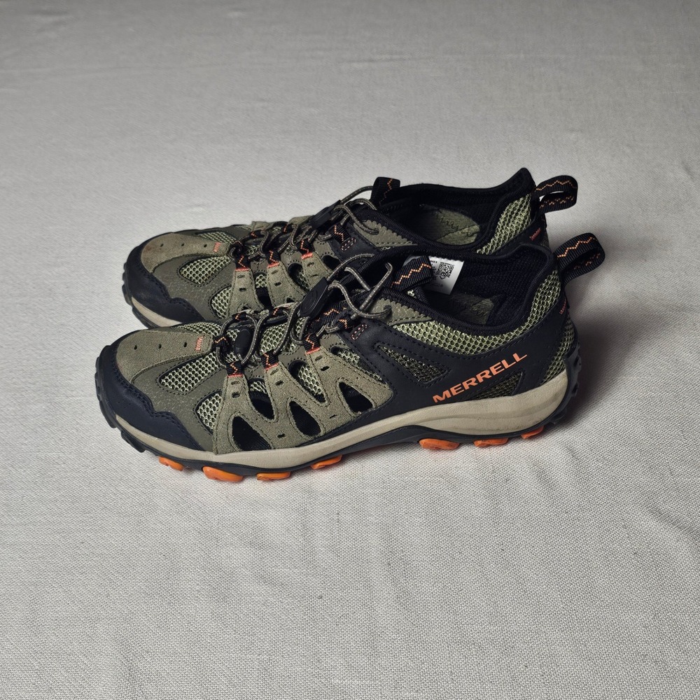 Merrell All Out Blaze Sieve Mens 8.5 Olive Green Water Hiking Shoes J135181